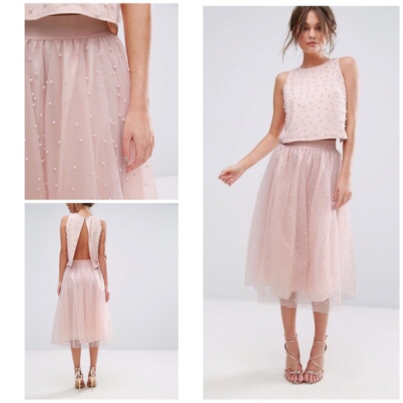 little mistress midi tulle prom skirt